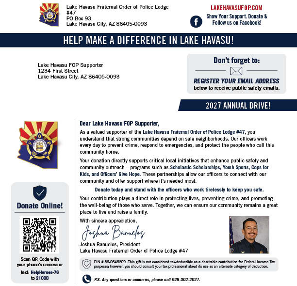 Donation Letter